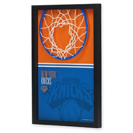ニューヨークニックス 12'' x 17'' ガラス フレーム サイン - NBA