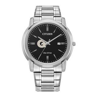 ジョージタウン・ホヤス Citizen ウォッチ Eco-ドライブ ブラック Dial ステンレス