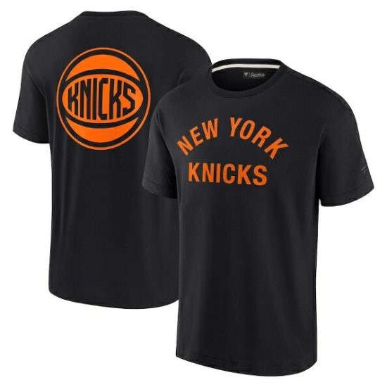 ニューヨークニックス ファナティクス シグネクチャー ユニセックス Super ソフト Tシャツ - ブラック - NBAグッズ  バスケショップ通販専門店 ロッカーズ