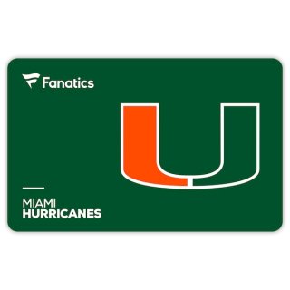 マイアミ・ハリケーンズ ファナティクス eギフト カード ($10 - $500) サムネイル