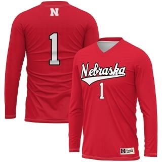 #1 Nebraska Huskers ゲームデイ Greアットs ユース 軽量 Volleybal