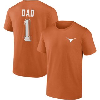 テキサス・ロングホーンズ ファナティクス ブランド チーム #1 Dad Ｔシャツ - Texas  サムネイル