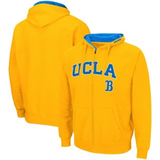 UCLA・ブルーインズ コロッセオ アーチ & ロゴ 3.0 フル-ジップ パーカー - ゴールド サムネイル