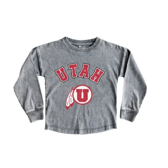 Utah Utes ǡ Cure  桼 Faded Wash ץ륪С  ᡼