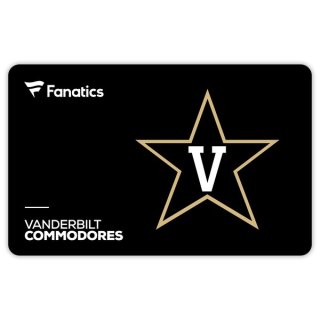V&erbilt Commodores ファナティクス eギフト カード ($10 - $500) サムネイル