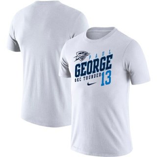 ポール・ジョージ オクラホマシティサンダー Nike プレーヤーパフォーマンス Tシャツ - ホワイト サムネイル