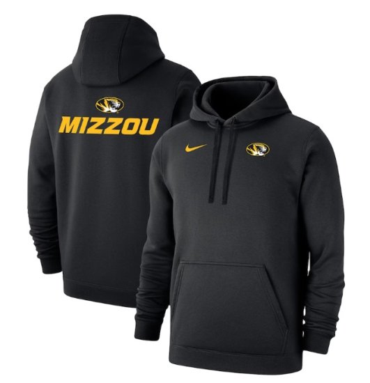 Missouri Tigers Nike Changeover Club Fleece Pullover Hoodie - Black ᡼