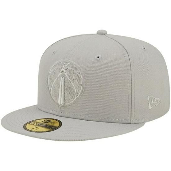 ワシントンウィザーズ ニューエラ（ニューエラ（New Era）） ロゴ カラー パック 59FIFTY フィットタイプハット - グレー -  NBAグッズ バスケショップ通販専門店 ロッカーズ