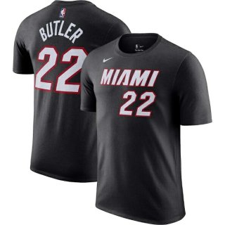 ジミー・バトラー マイアミヒート Nike アイコン 2022/23 ネーム&ナンバー Tシャツ - ブラック サムネイル