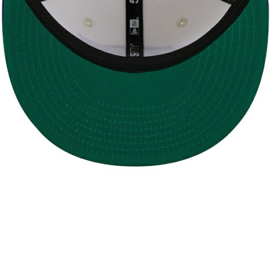 ロサンゼルス・レイカーズ ニューエラ（ニューエラ（New Era）） x Staple NBA x Staple ツー-トーン59FIFTY  フィットタイプハット - クリーム/パープル - NBAグッズ バスケショップ通販専門店 ロッカーズ