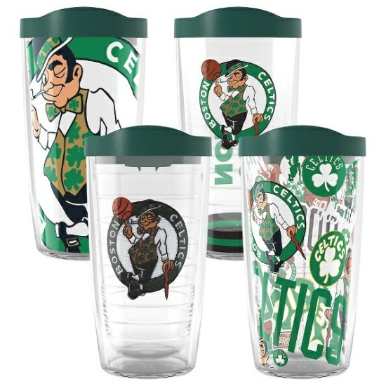 ボストンセルティックス Tervis フォー-パック 16オンス(473ml) クラシック タンブラー セット - NBAグッズ  バスケショップ通販専門店 ロッカーズ