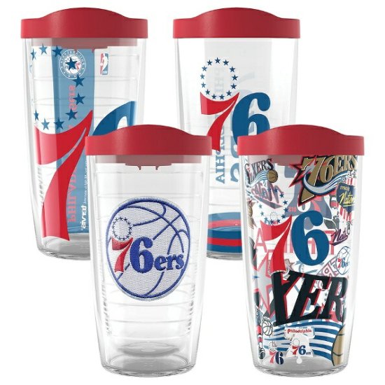 フィラデルフィアセブンティシクサーズ Tervis フォー-パック 16オンス