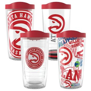 アトランタホークス Tervis フォー-パック 16オンス(473ml) クラシック