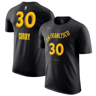 ステファン?カリー ゴールデンステイトウォリアーズ Nike 2023/24 シティ エディション ネーム&ナンバー Tシャツ - ブラック サムネイル