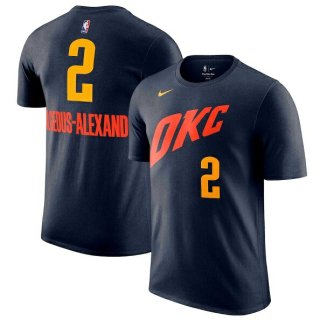 シェイ・ギルジアス・アレクサンダー オクラホマシティサンダー Nike 2023/24 シティ エディション ネーム&ナンバー Tシャツ - ネイビー サムネイル