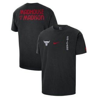  シカゴブルズ Nike 2023/24 シティ エディション コートside Max90 Tシャツ - ブラック サムネイル