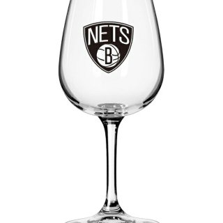 ブルックリンネッツ ロゴ 12オンス（354ml） Stemmed ワイン ガラス サムネイル