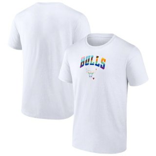 シカゴブルズ ファナティクス ブランド プライド Tシャツ - ホワイト サムネイル