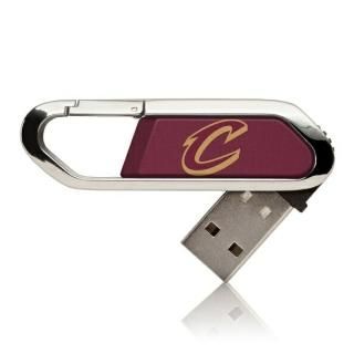 クリーブランドキャバリアーズ ソリッド デザイン 32GB クリップ USB フラッシュ ドライブ