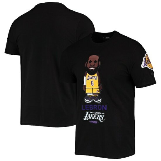 レブロン ジェームズ ロサンゼルス・レイカーズ プロ スタンドard #6 カーicアットure Tシャツ - ブラック - NBAグッズ  バスケショップ通販専門店 ロッカーズ