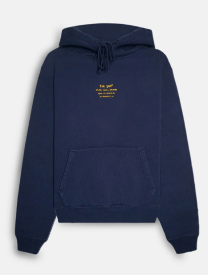 THE SHOP BY HAND FLEECE HOODIE NAVY ᡼