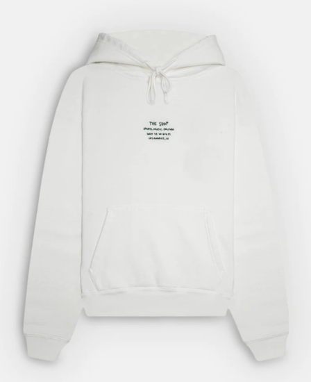 THE SHOP BY HAND FLEECE HOODIE IVORY ᡼