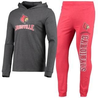 ルイビル・カージナルス コンセプト スポーツ ミーter ロングスリーブ パーカー Tシャツ & J