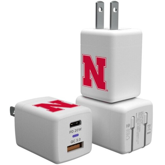 Nebraska Huskers scaper USB A/C Charger - ۥ磻 ᡼