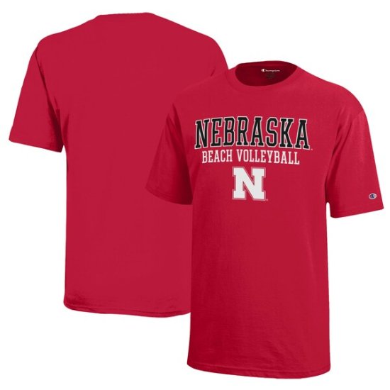 Nebraska Huskers ԥ 桼 ӡ Volleyball Stacked ᡼