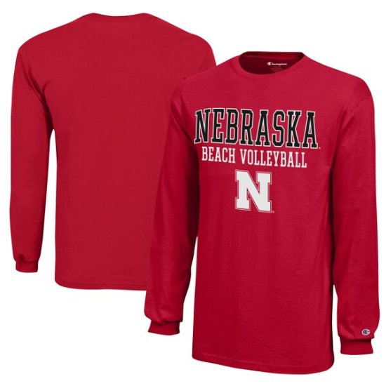 Nebraska Huskers ԥ 桼 ӡ Volleyball Stacked ᡼