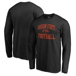 オレゴンステイト・ビーバーズ ファースト スプリント ロングスリーブ Tシャツ - ブラック
