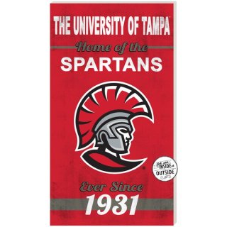 University  Tampa Spartans 11'' x 20'' ۡ Of   ͥ