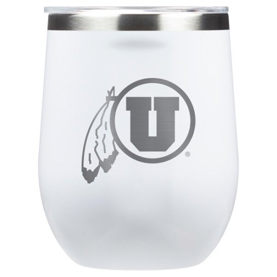 Utah Utes Corkcicle 12󥹡354ml Stemless 磻 ֥ ᡼