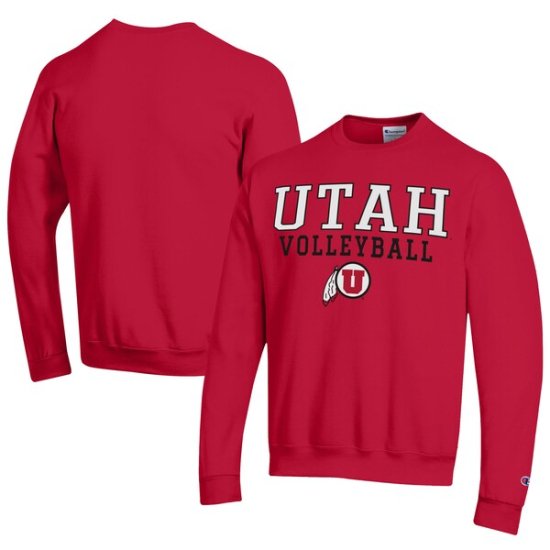 Utah Utes ԥ Stacked  Volleyball Eco ѥblen ᡼