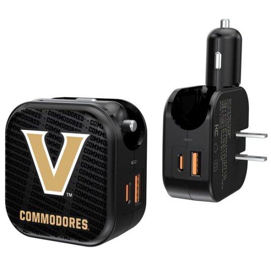V&erbilt Commodores scaper ġ-In-e USB A/C Cha ᡼