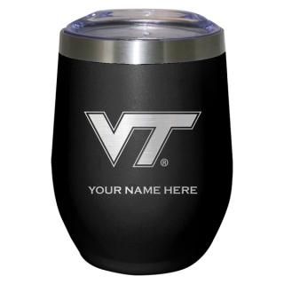 Virginia テック Hokies 12オンス(354ml) パーソナライズ エッチング Ste