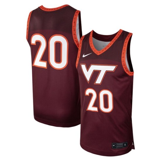 #20 Virginia ƥå Hokies Nike ץꥫ Хåȥܡ 㡼 - ᡼