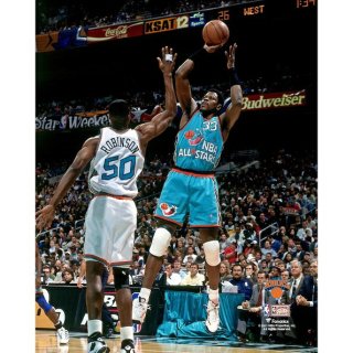 パトリック・ユーイングニューヨークニックス ファナティクス オーセンティック Unsigned ハードウッドクラシックス 1996 NBA オールスター ゲーム コンテストed Jump ショット  サムネイル