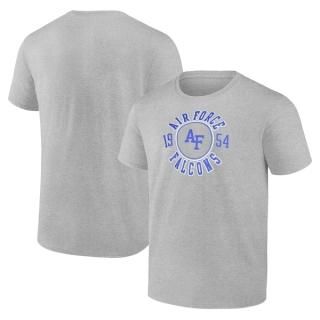 エアフォース ・ファルコンズ プロファイル ビッグ & トール 丸 ロゴ Tシャツ - グレー