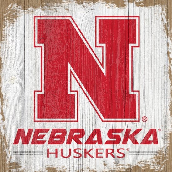 Nebraska Huskers 6'' x 6''   ֥å ᡼
