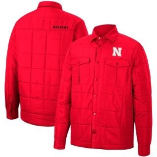NCAA ネブラスカ大学 ハスカーズ G-III ハーフジップジャケット【XL】 NCAA ネブラスカ大学 ハスカーズ G-III ハーフジップジャケット