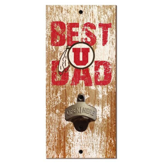 Utah Utes 5'' x 12'' Best Dad ȴ ᡼