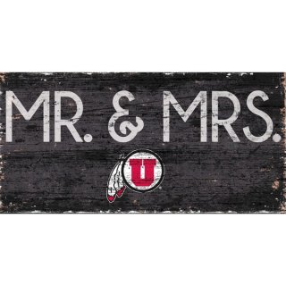 Utah Utes 6'' x 12'' Mr. & Mrs.  ͥ