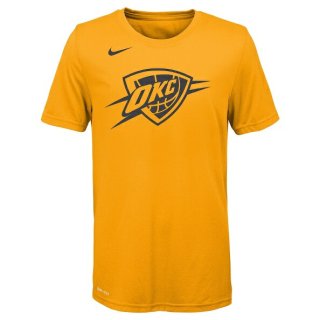 オクラホマシティサンダー Nike ユース 2019/20 シティ エディション ロゴ Tシャツ - ゴールド サムネイル