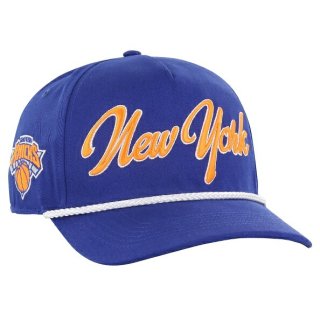  ニューヨークニックス '47 オーバーh& ロゴ ヒッチ調節可能 ハット - ブルー サムネイル