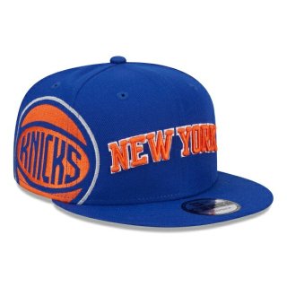 ニューヨークニックス ニューエラ（ニューエラ（New Era）） サイド ロゴ 9FIFTY スナップバック ハット  - ブルー サムネイル