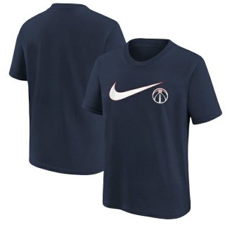 ワシントンウィザーズ Nike ユース スウッシュ Tシャツ - ネイビー サムネイル