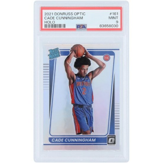 Cade Cunningham デトロイトピストンズ 2021-22 パニーニ Dオンruss Optic Holo #161 PSA  オーセンティックアットed 9 ルーキー カード _ONLY_ - NBAグッズ バスケショップ通販専門店 ロッカーズ