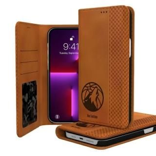 ミネソタティンバーウルブズ (入れたい「文字」を備考欄に記入) Burn デザイン iスマホ Folio ケース