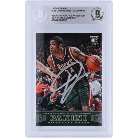 Giannis ヤニス アデトクンボ 直筆サインカード ルーキーカード Giannis ヤニス アデトクンボ 直筆サインカード 世界25枚限定